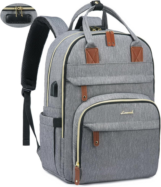 Anti-Theft Bookbag with USB Charging Port