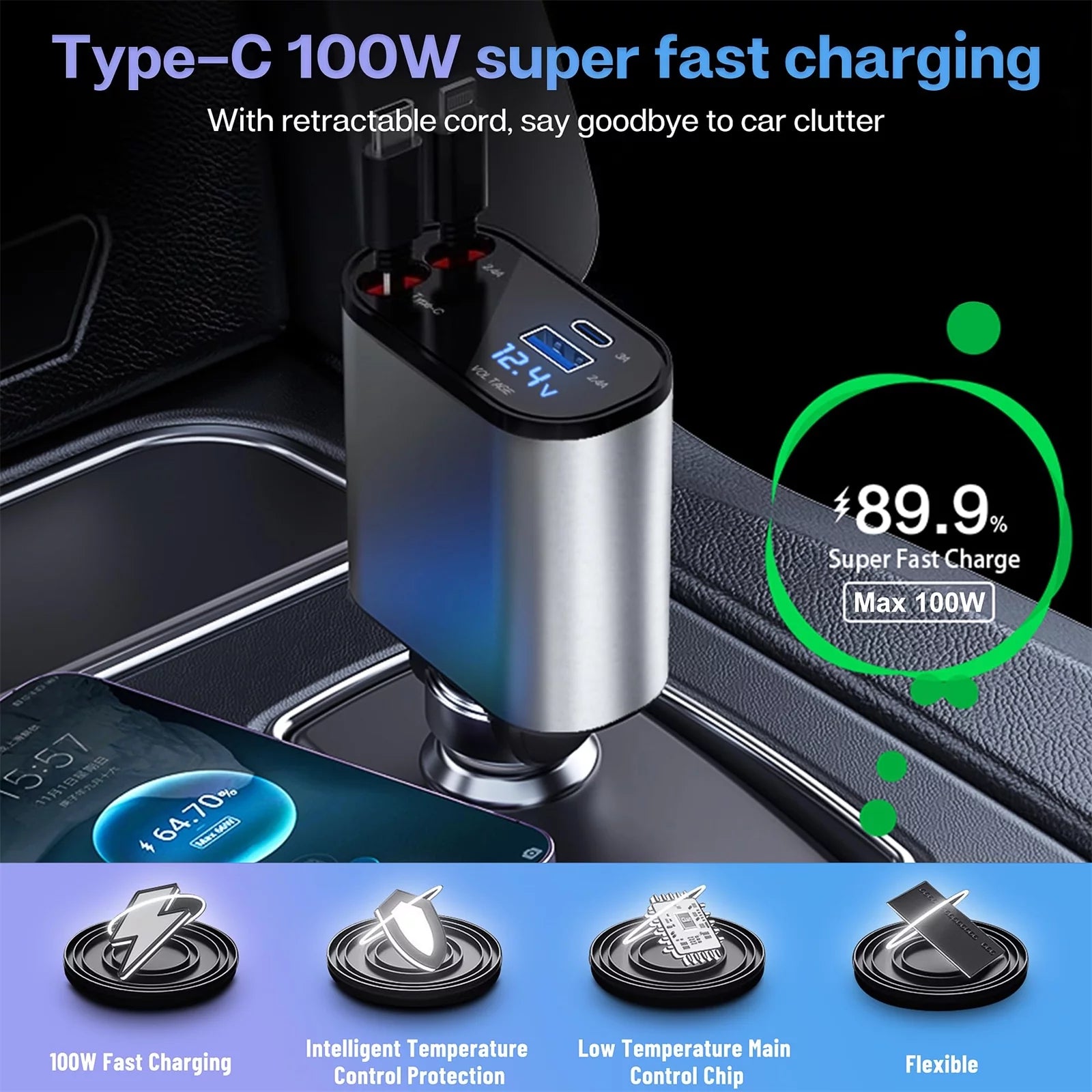 Retractable Car Charger