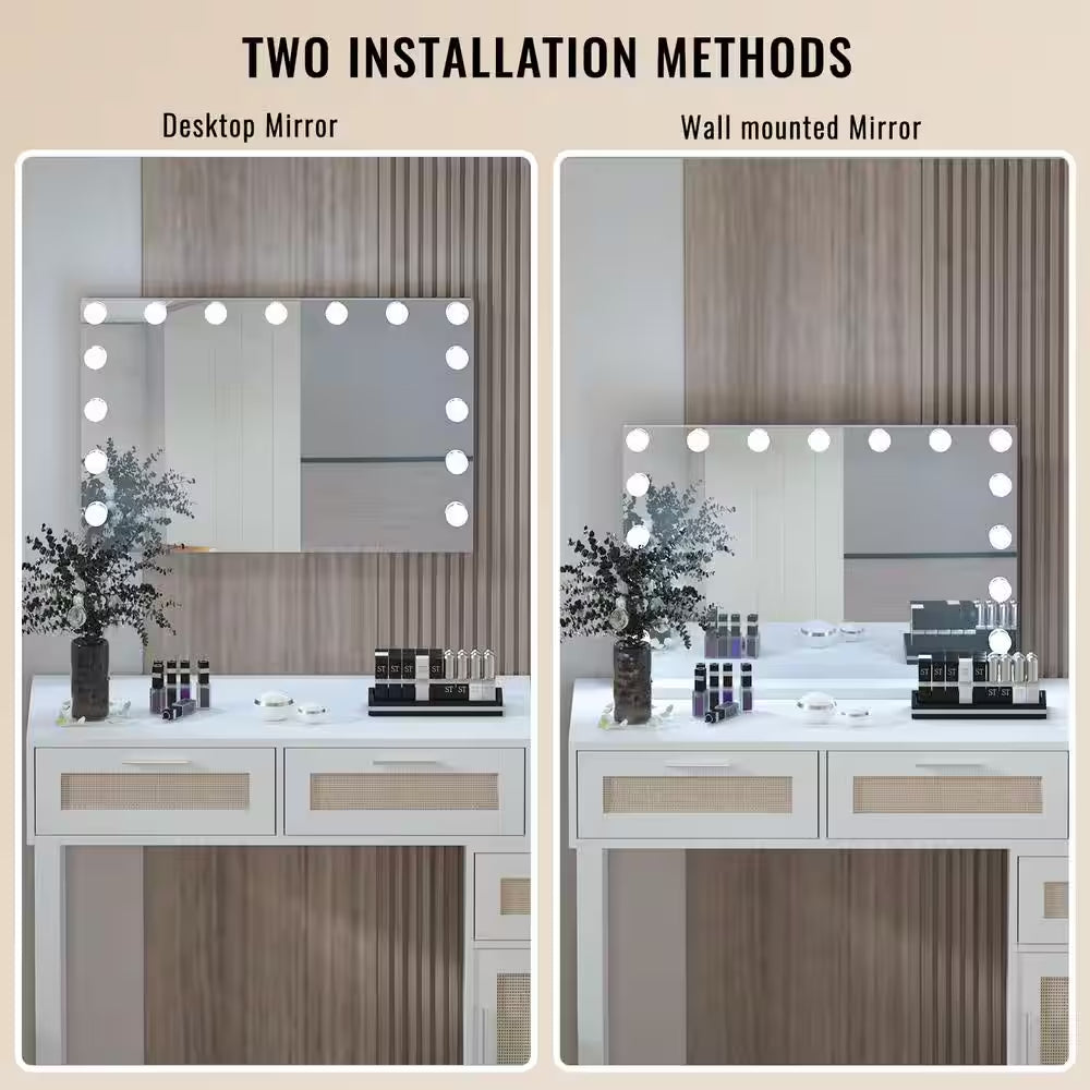 Frameless LED Vanity Mirror