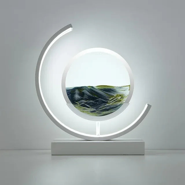 LED Light Hourglass Lamp