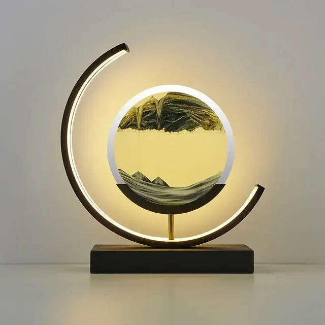 LED Light Hourglass Lamp