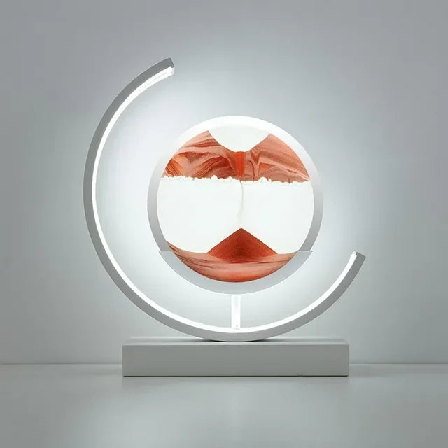 LED Light Hourglass Lamp