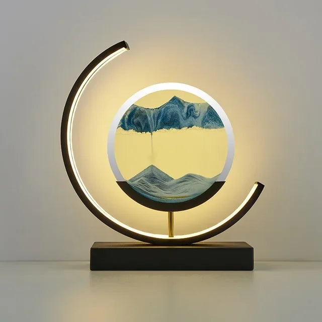 LED Light Hourglass Lamp