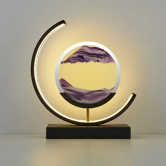 LED Light Hourglass Lamp