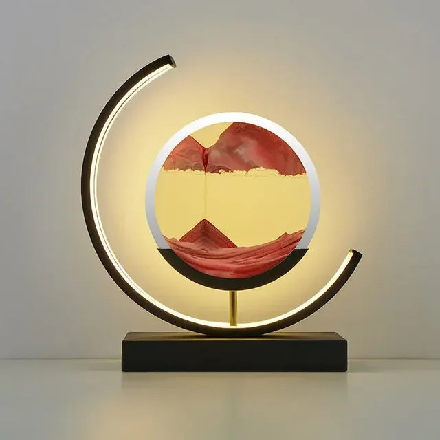 LED Light Hourglass Lamp