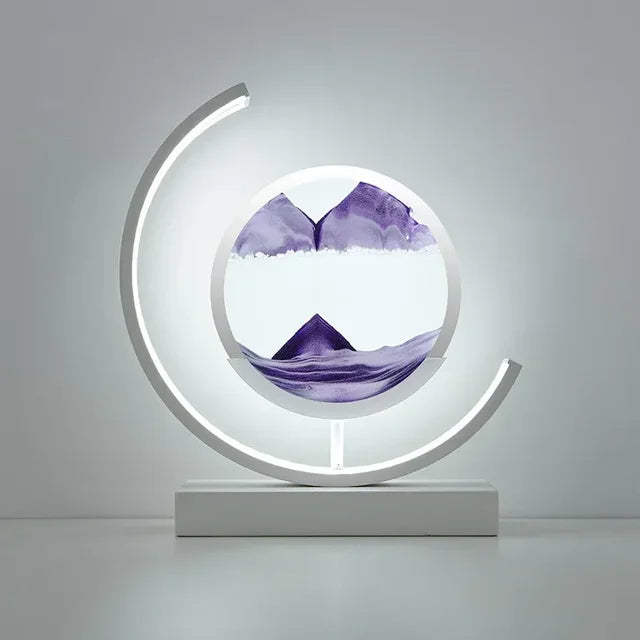 LED Light Hourglass Lamp