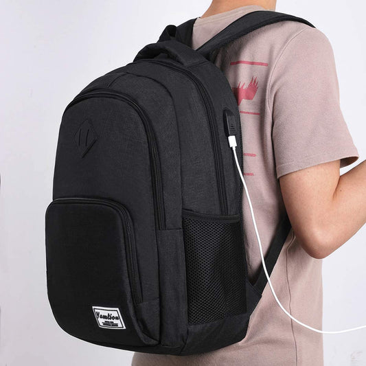 Waterproof Bookbag with USB Charging Port