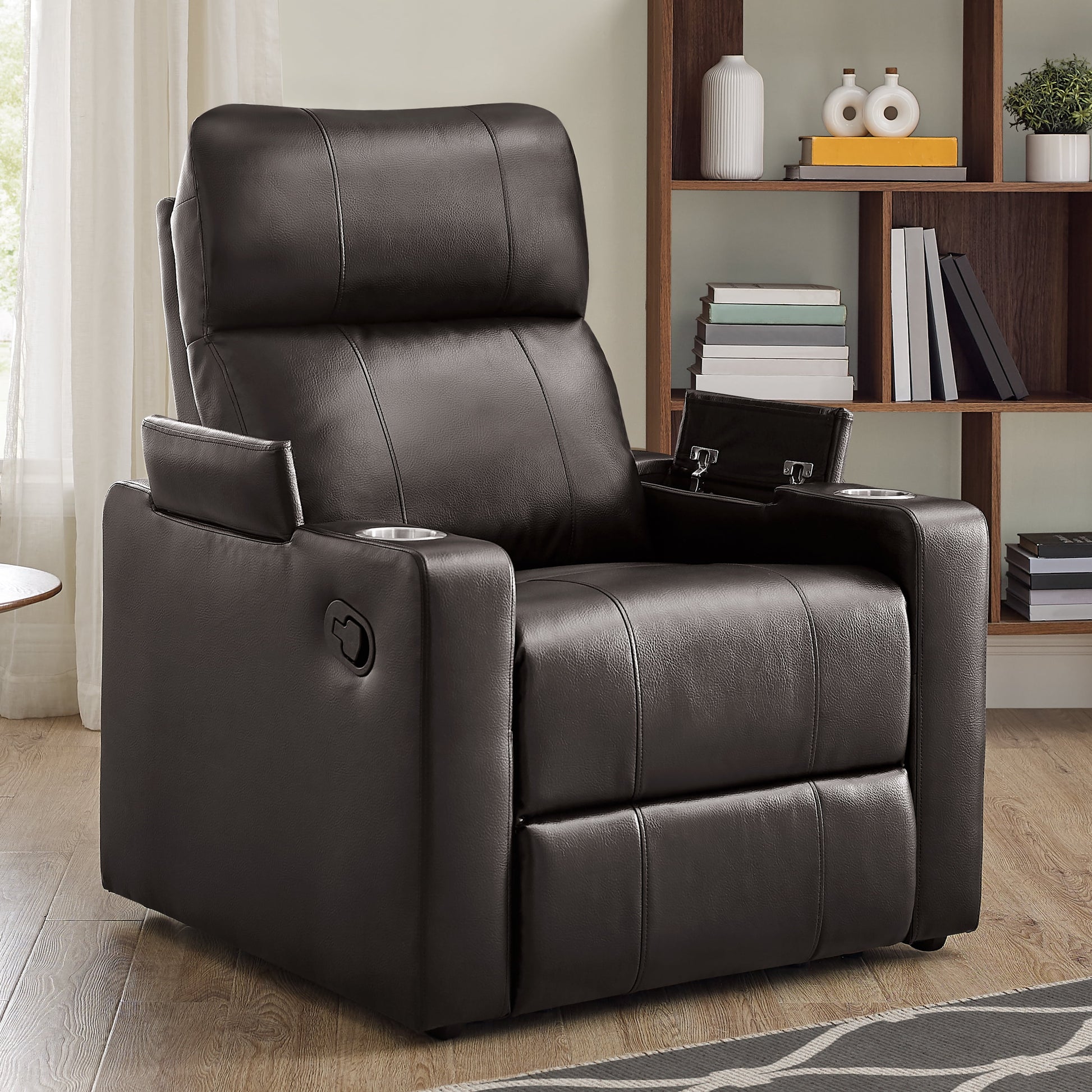 Recliner with USB Charging Ports