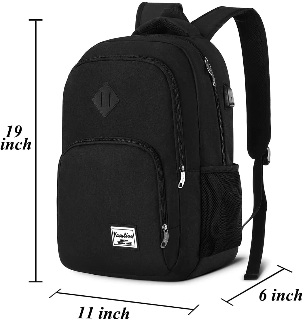 Waterproof Bookbag with USB Charging Port